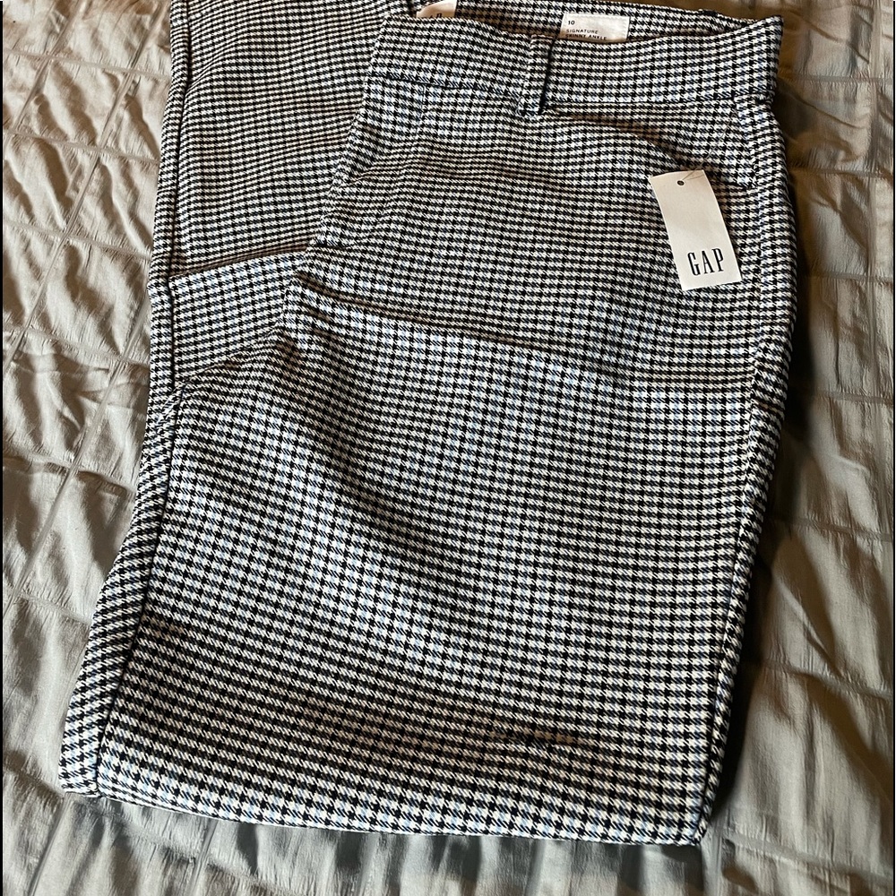 GAP signature skinny ankle stretch mid rise pants